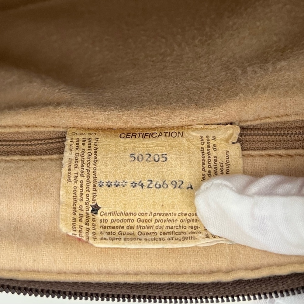 Gucci Original Edition Sherry Line Boston Collection Pre Ophidia 1980’s Italy - Picture 15 of 17